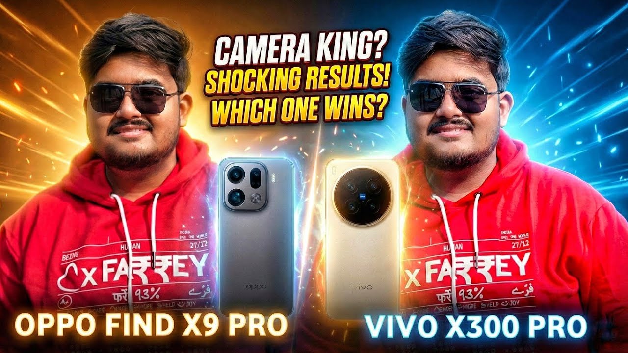 Camera King Showdown – Vivo X300 Pro vs Oppo Find X9 Pro! 👑
