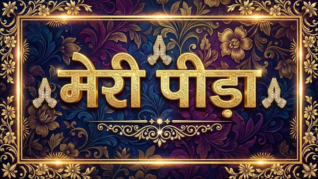 मेरी पीड़ा ।। भजन।। THESOUNDOFGOD