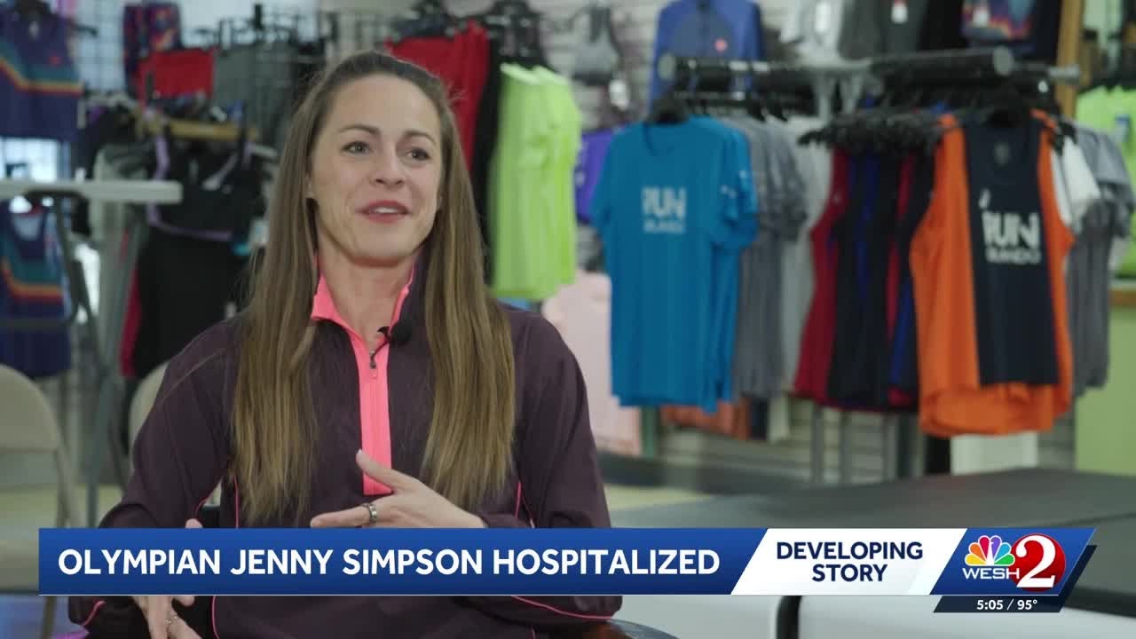 3-time Olympian Jenny Simpson hospitalized after collapsing at track event