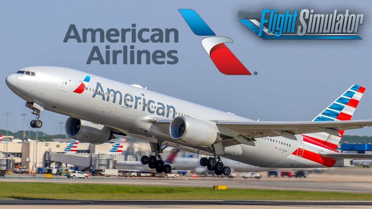 Realne Linie - American Airlines | Realne Loty | 12 | B777 PMDG - MSFS ✈️ Chicago KORD - NYC KJFK
