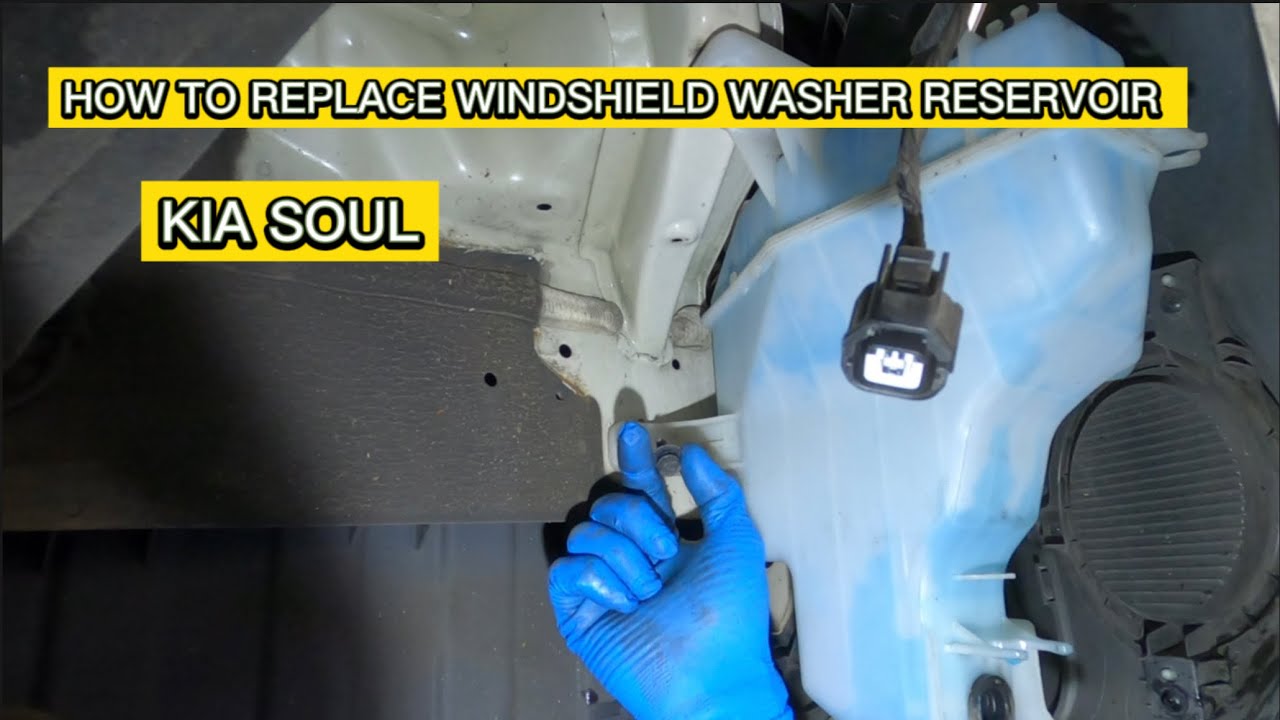 How to Replace Windshield Washer Reservoir on 2013 Kia Soul.