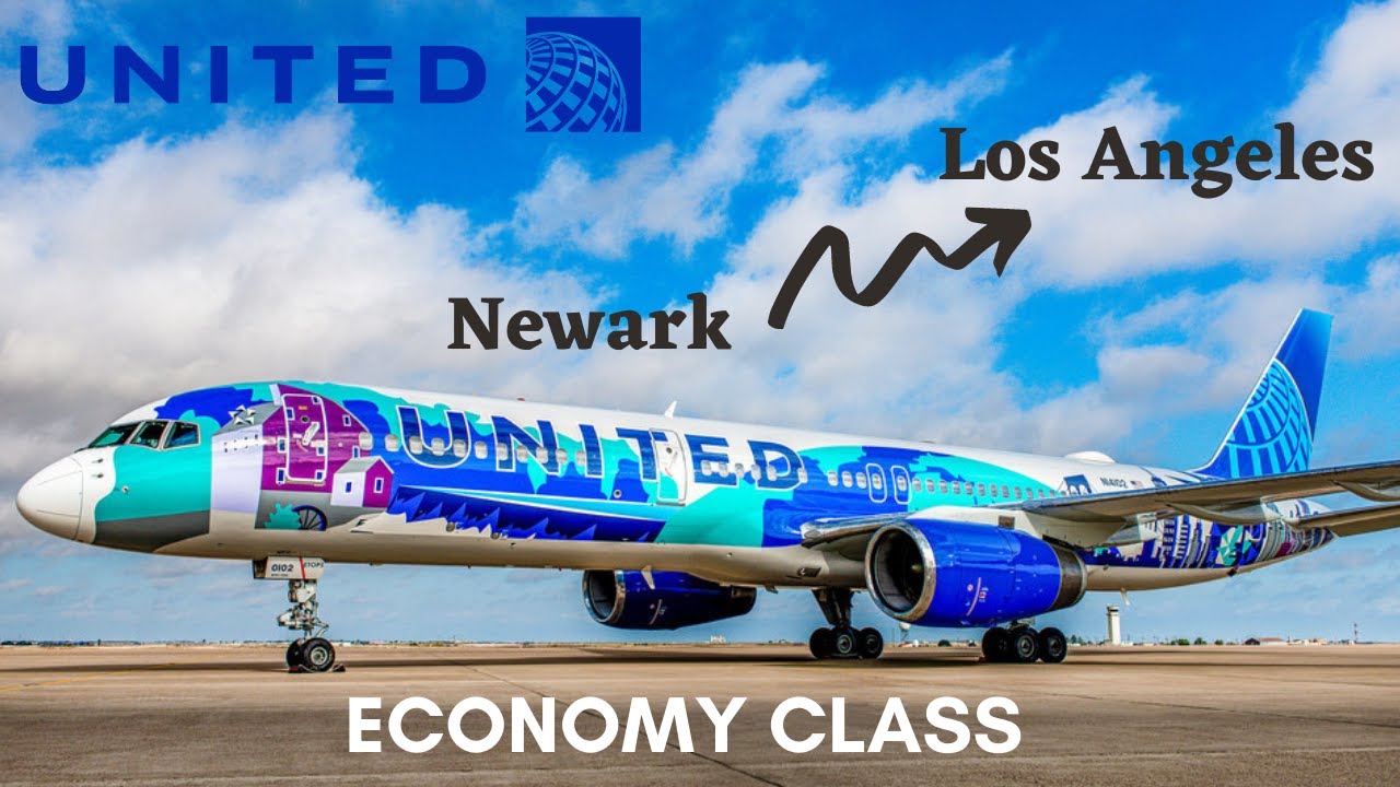 United Airlines HER ART HERE livery Boeing 757 New York/Newark to Los Angeles | TRIP REPORT