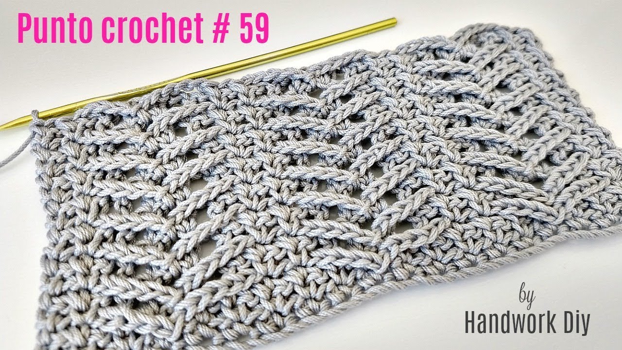 PUNTO FANTASÍA A CROCHET # 59 | HANDWORK DIY