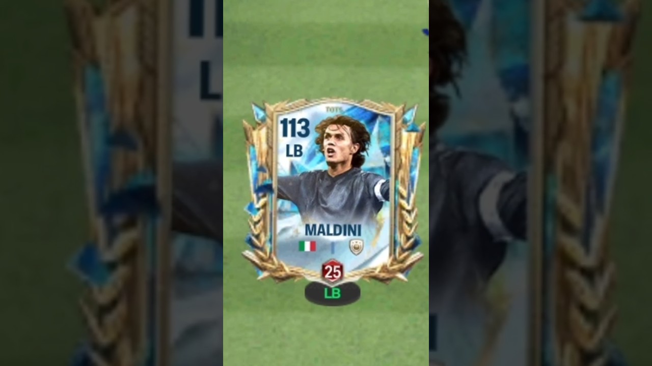 109 OVR Maldini LB TOTS FC Mobile Review| Best LB in Game? #fcmobile #fcmobileid #fc24 #fc25
