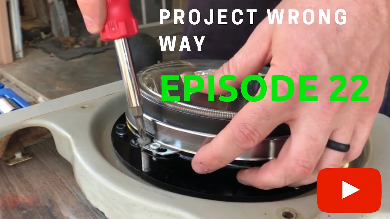 Project Wrong Way Ep 22 - FJ40 Landcruiser Bezel and Headlight Restoration (City Racer LLC)