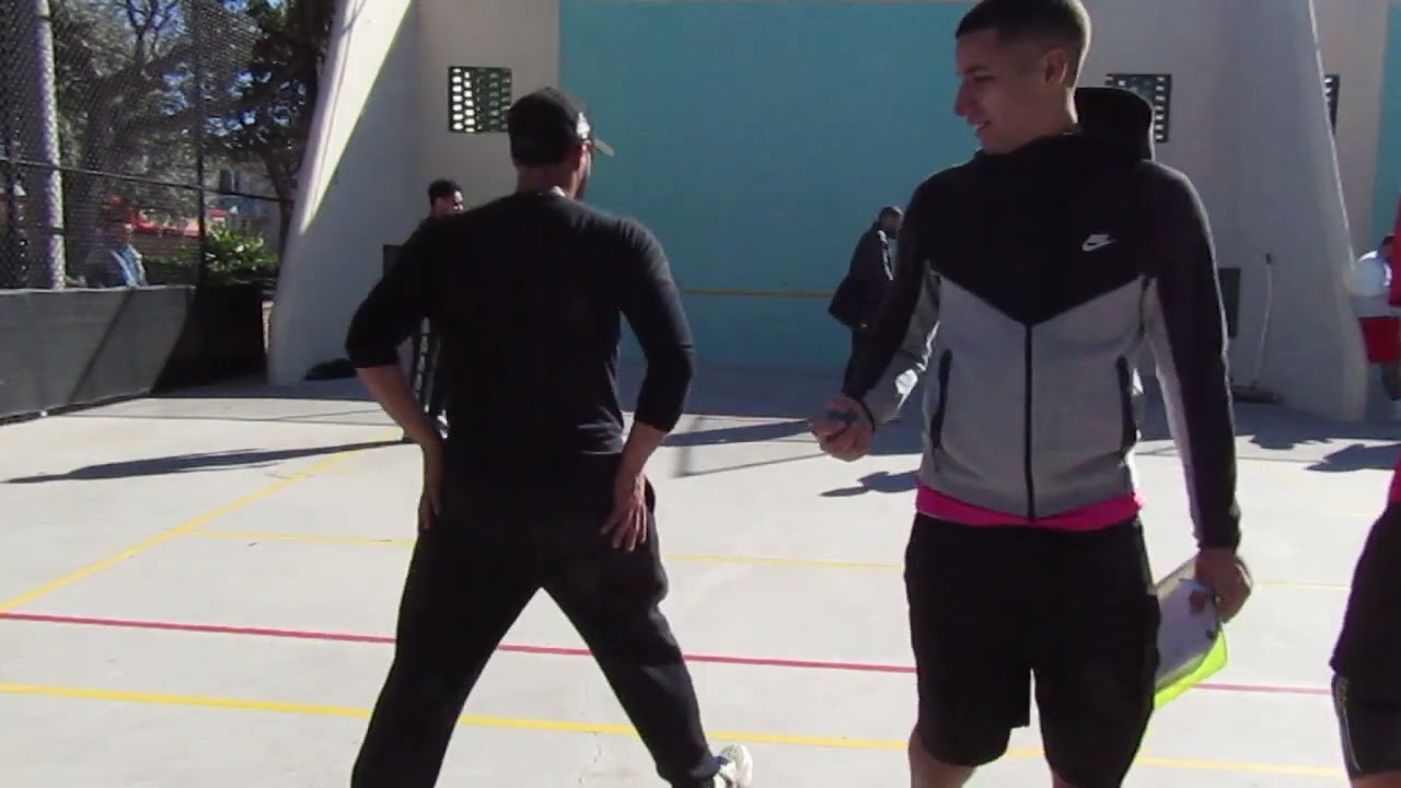 Hollywood - A/B Round #1 - Mickey & Drago vs Dan P & Syed - Filmed By Handball Social - 2.1.2026