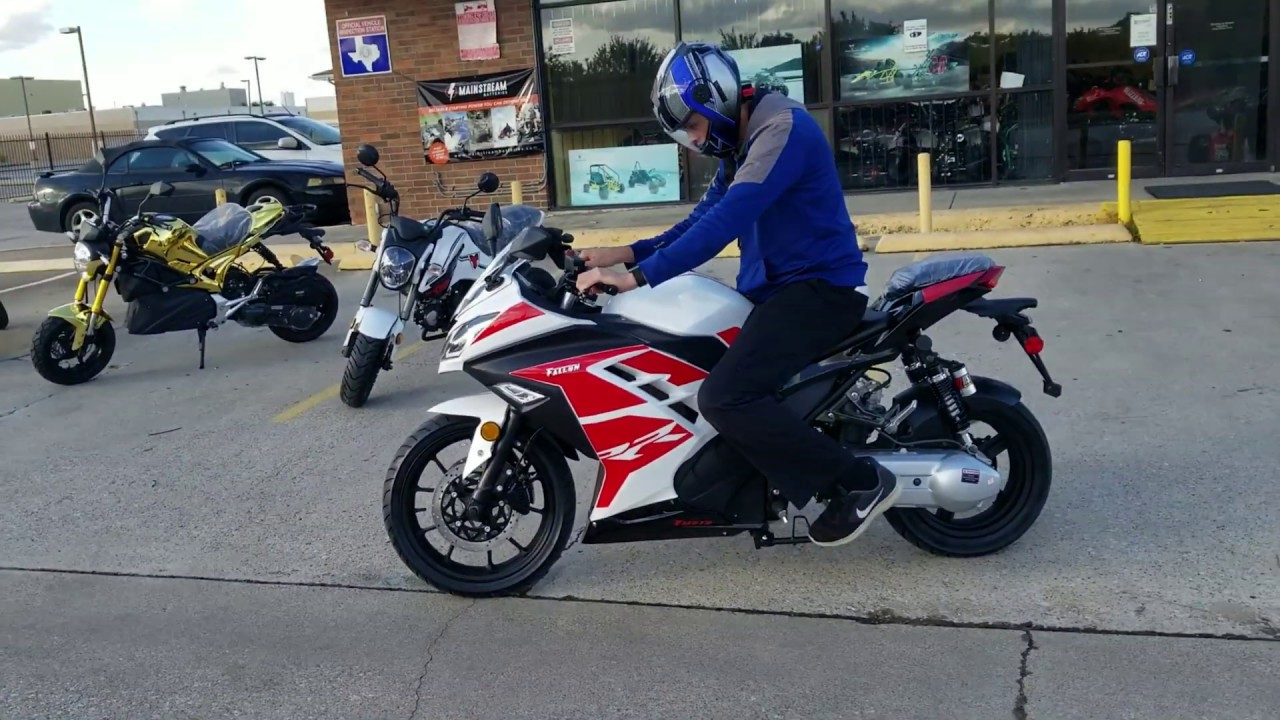 250cc falcon sports bike RR fully automatic one of a kind bike must see 😱