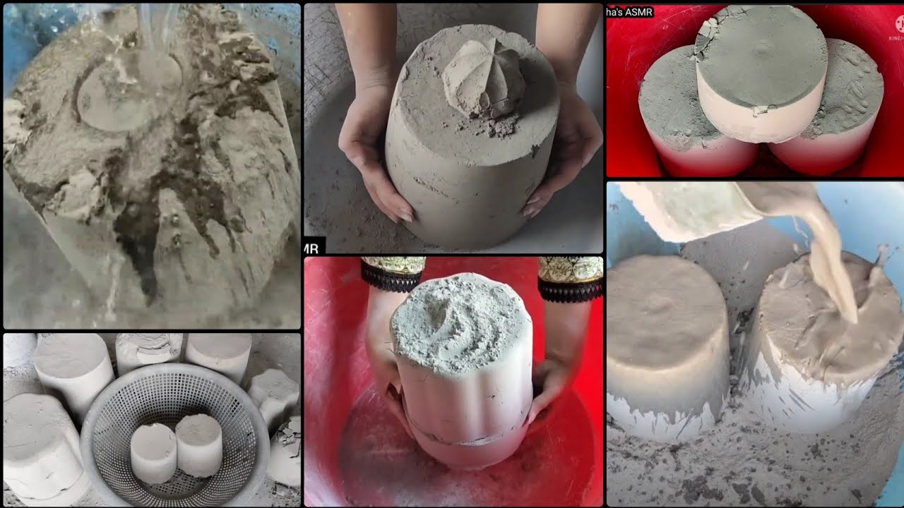 All pure cement dusty soft snappy buckets compilation in 2x/requested vid/ 💯🤤