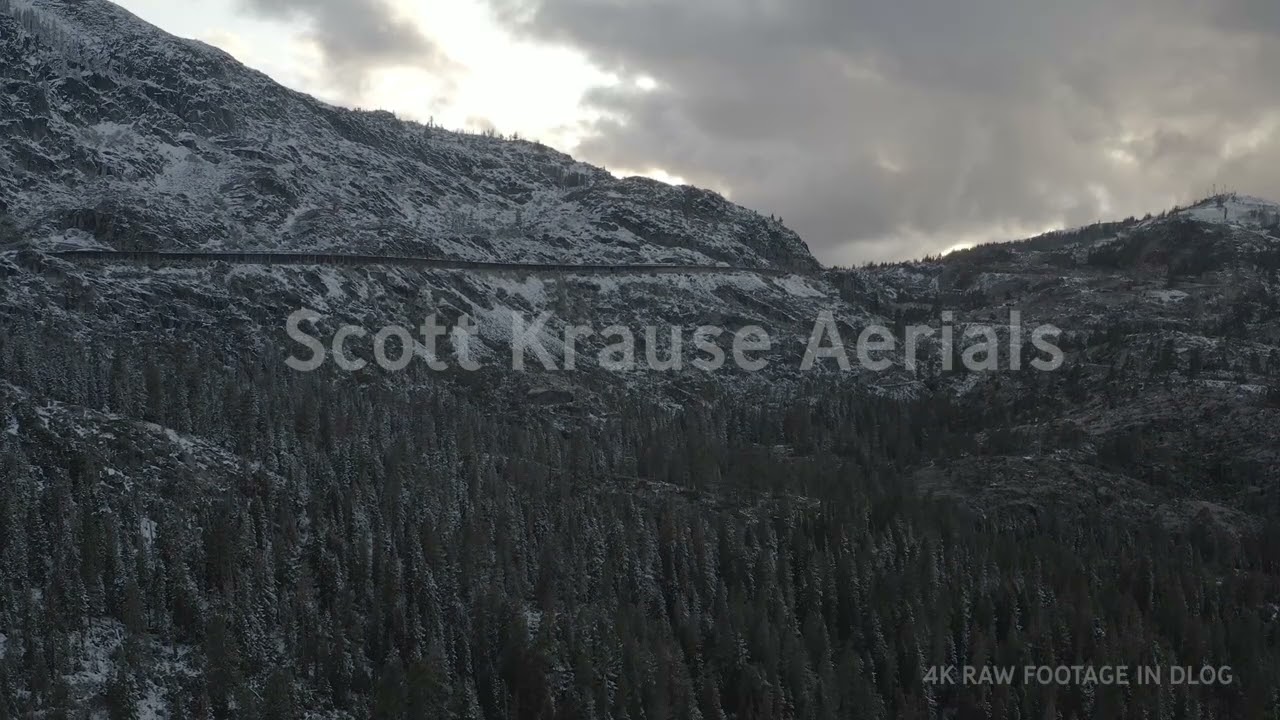 Donner Pass Stock Footage 4k