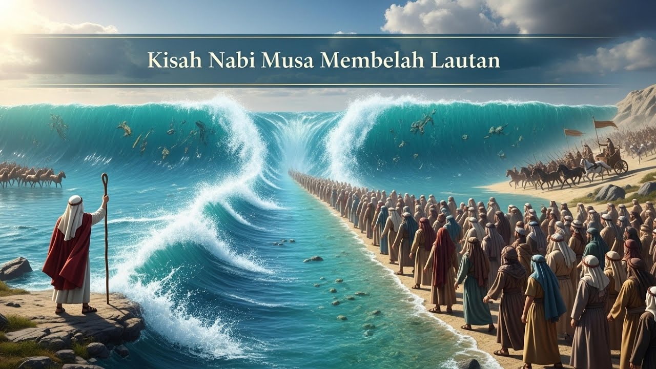 Fakta Islami : Detik-detik FIR'AUN tenggelam di Laut Merah | Kisah dalam Al. Qur'an