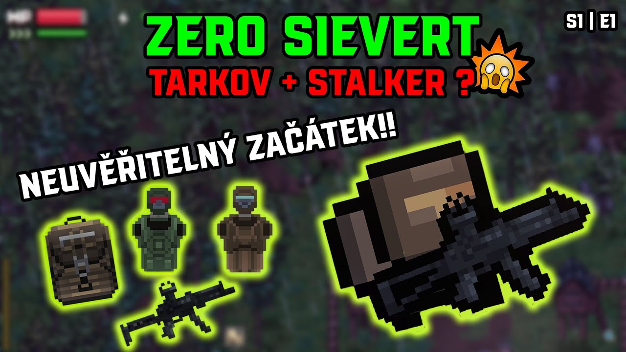 ZERO SIEVERT – Stalker + Tarkov v pixel artu! 🎮