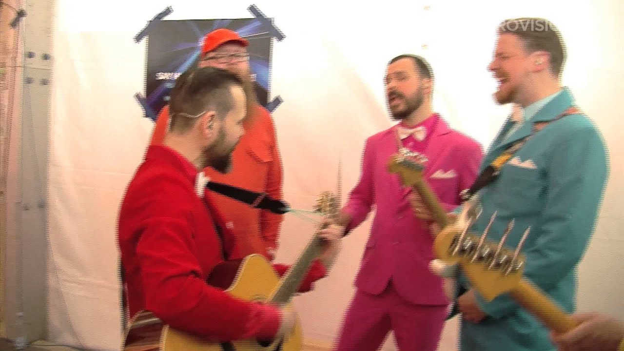 Behind the scenes: Pollap&ouml;nk (Iceland) singing No Prejudice