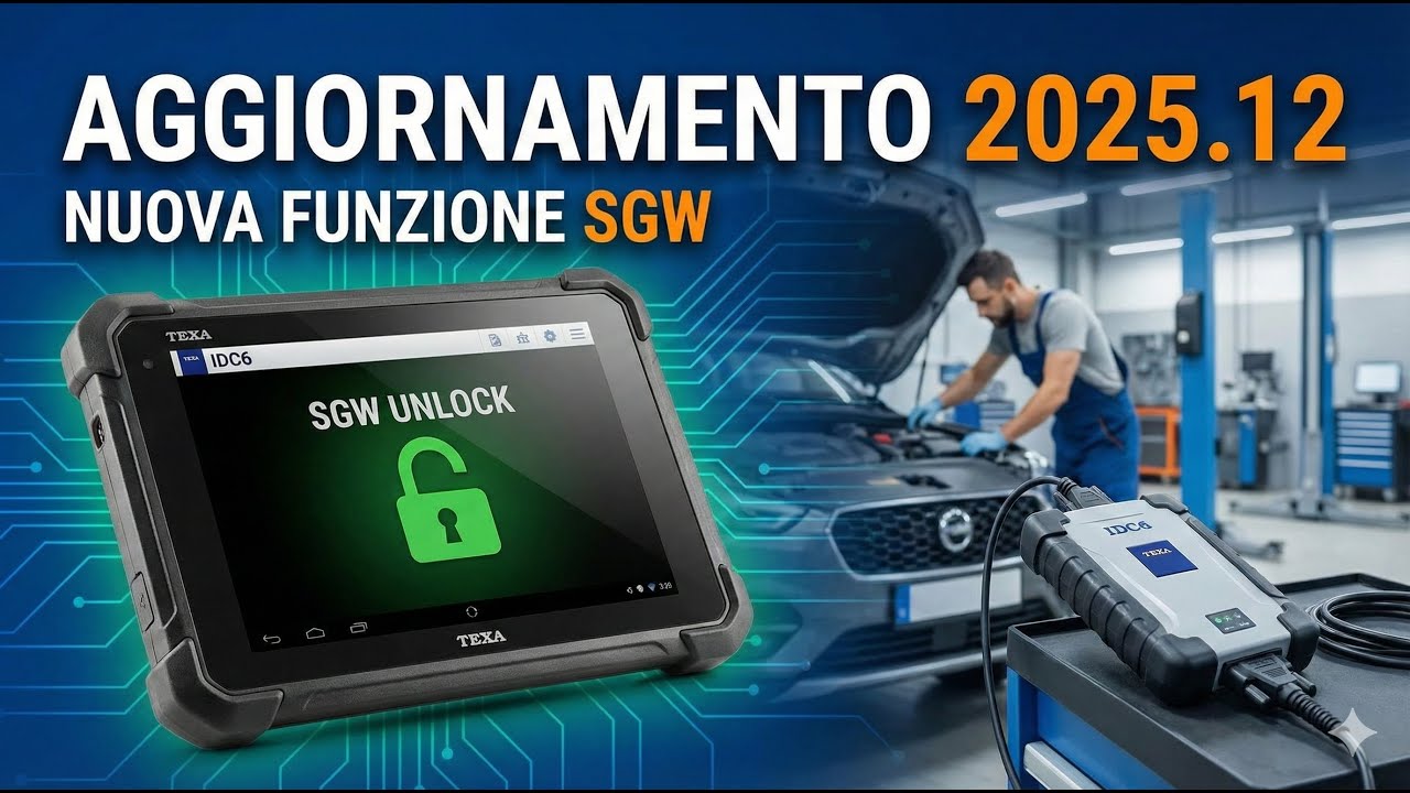 TEXA IDC6 2025.12: LO SBLOCCO SGW VOLVO È ARRIVATO! Novità, funzioni e cosa cambia per le officine