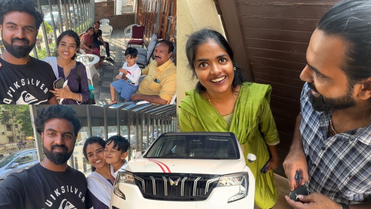My daughters reaction on new car ❤️