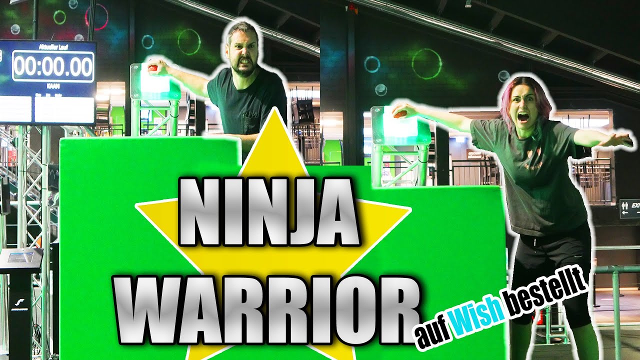 Wir machen einen NINJA WARRIOR PARCOURS im TRAMPOLINPARK! Kaan & Dania alleine in Trampolinhalle