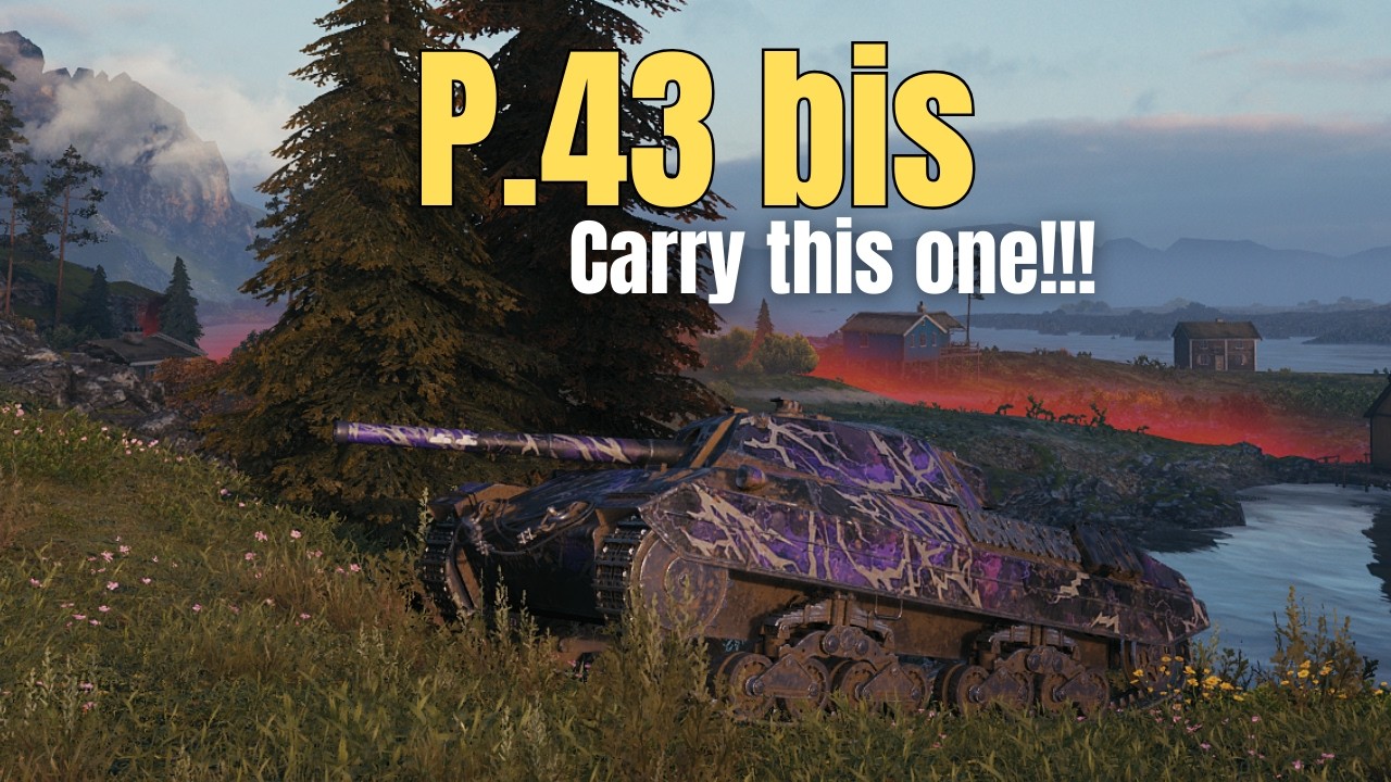 P.43 bis High Damage Game 💥 Italian Medium Tank | WoT Replay