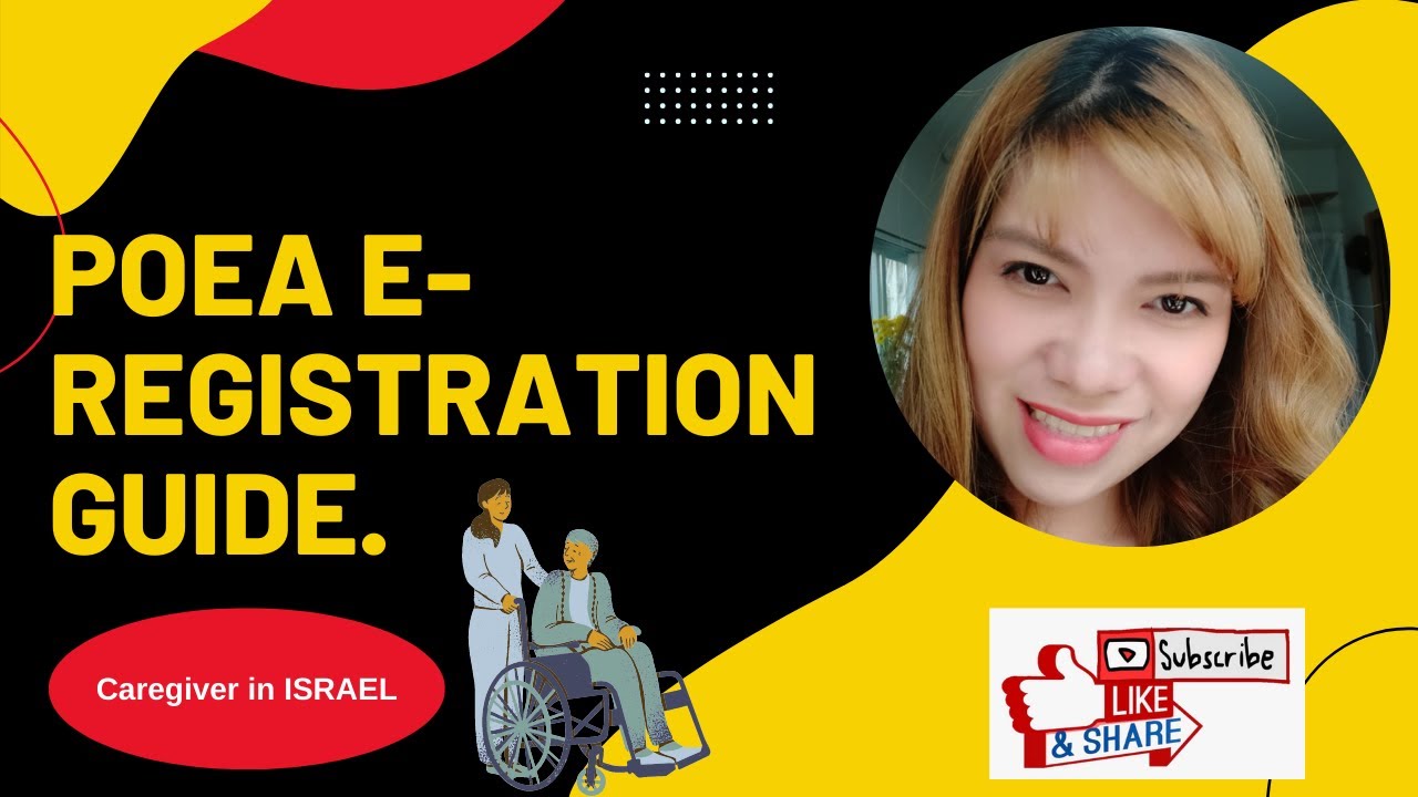 Paano ang mag rehistro online sa POEA E-REGISTRATION?