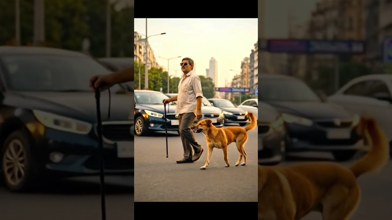 He Walked a Blind Man Home in the Rain&hellip; 🐶❤️ | Emotional Short Film