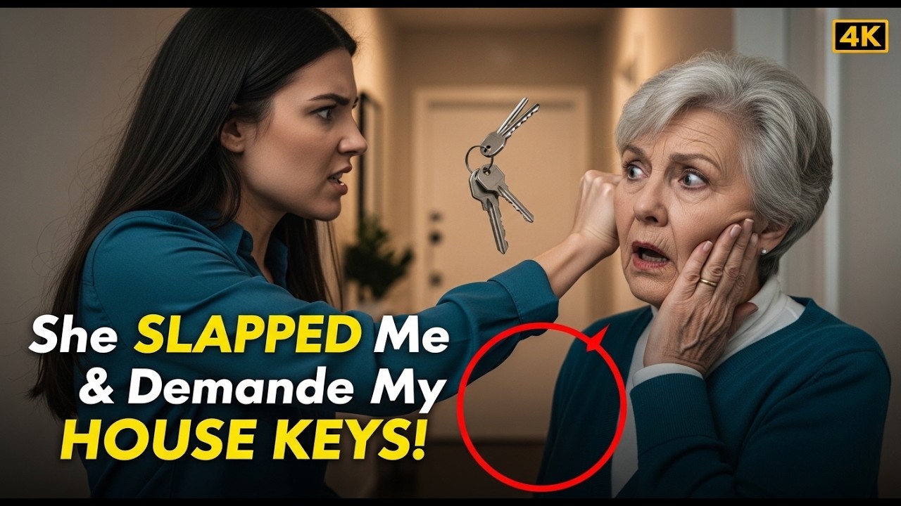 My daughter-in-law slapped me in the face and demanded my house keys!
