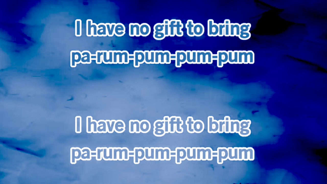 Pentatonix - little drummer boy - karaoke