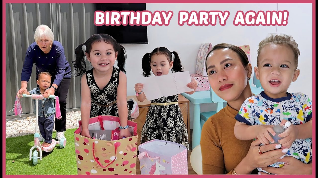 HINDI PA TAPOS ANG BIRTHDAY PARTY NI ISLA! HERE'S PART 2! OPENING HER PRESENTS! ❤️ |  rhazevlogs