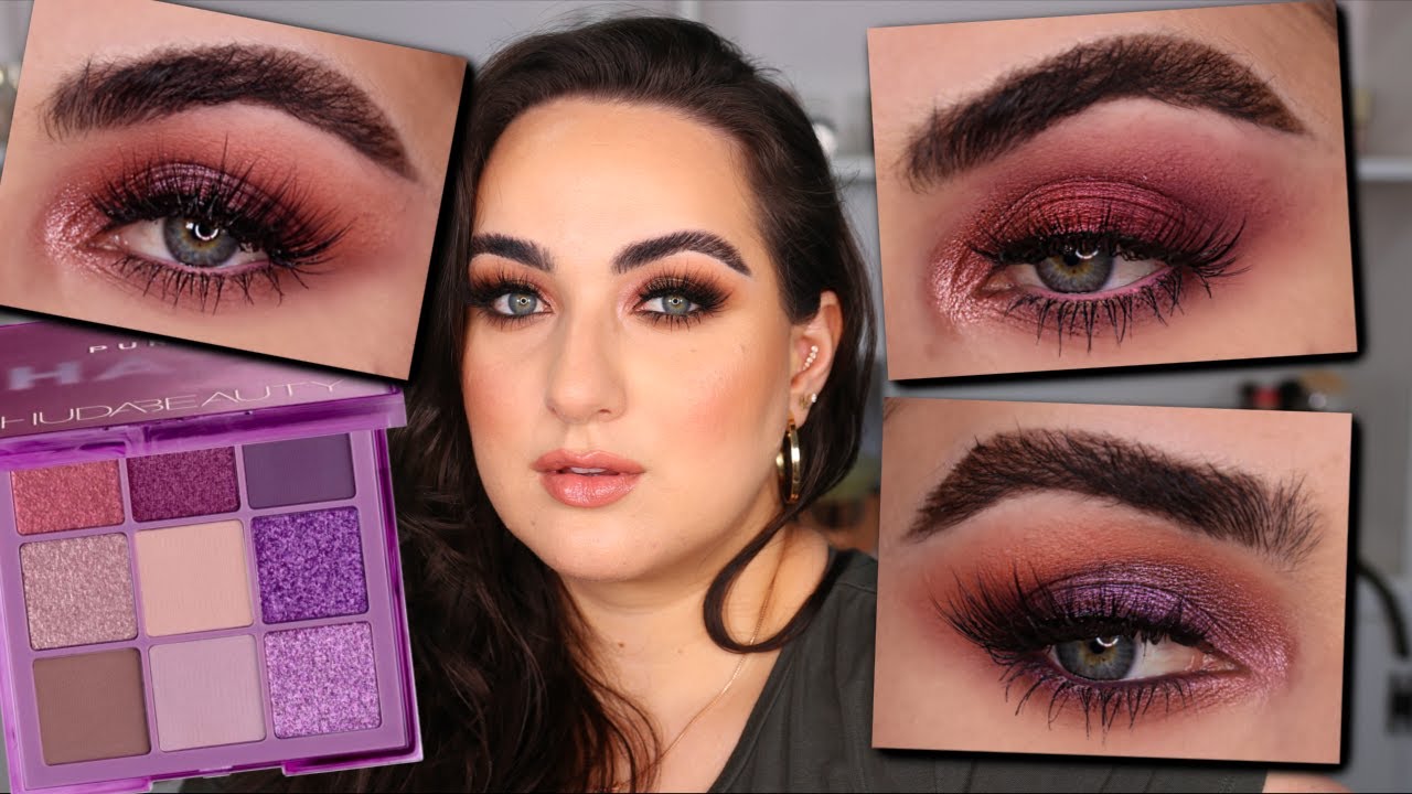 3 LOOKS WITH THE NEW HUDA BEAUTY PURPLE HAZE OBSESSIONS PALETTE! | PATTY