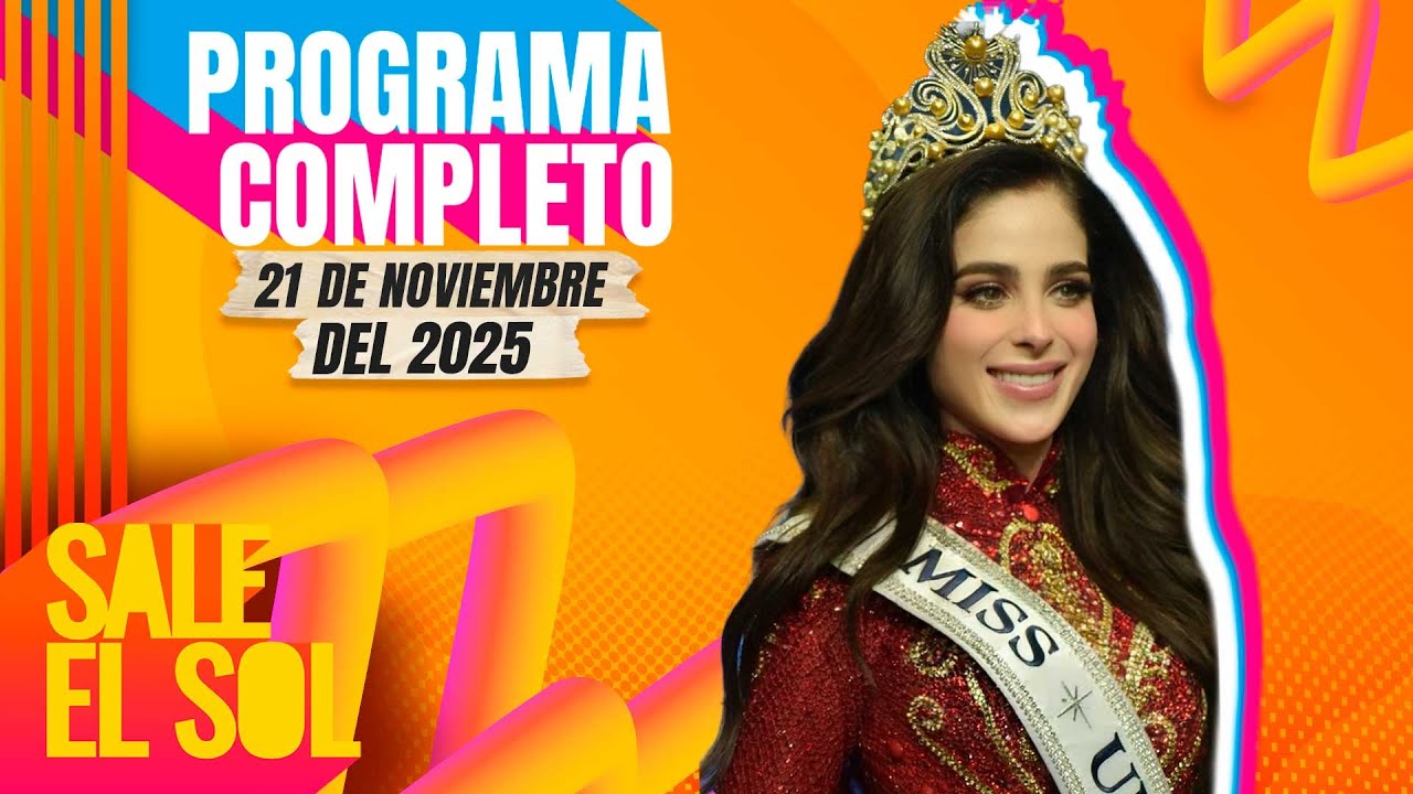 &iexcl;F&aacute;tima Bosch gana la CORONA de Miss Universe! | Programa Completo Sale el Sol 21/11/2025