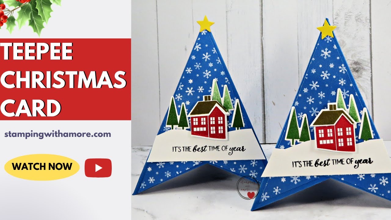 Teepee Handmade Christmas Cards