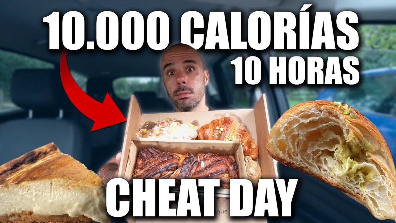 CHEAT DAY *10.000 KCAL en 10 HORAS* RETO DE LAS 10000 CALORÍAS / BABKA, TARTA DE QUESO @BOUFIT