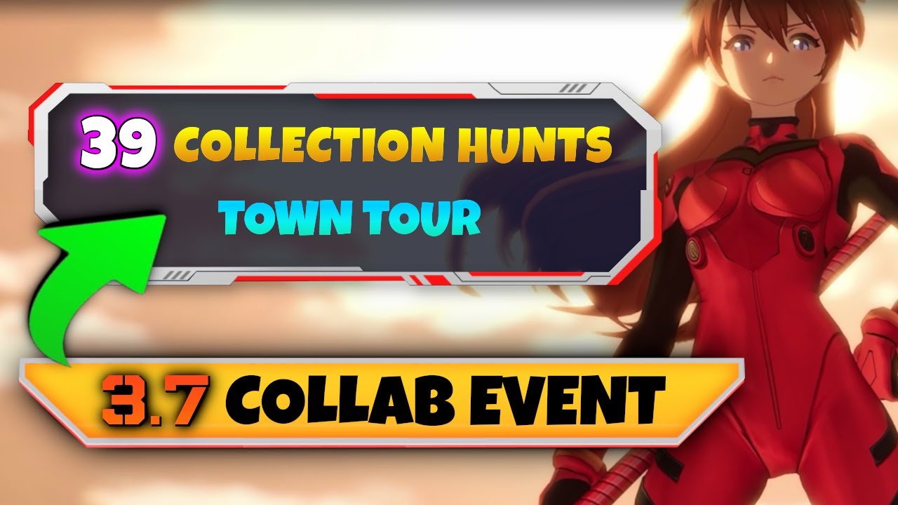 Evangelion Event All 39 Collection Hunts - Tower of Fantasy