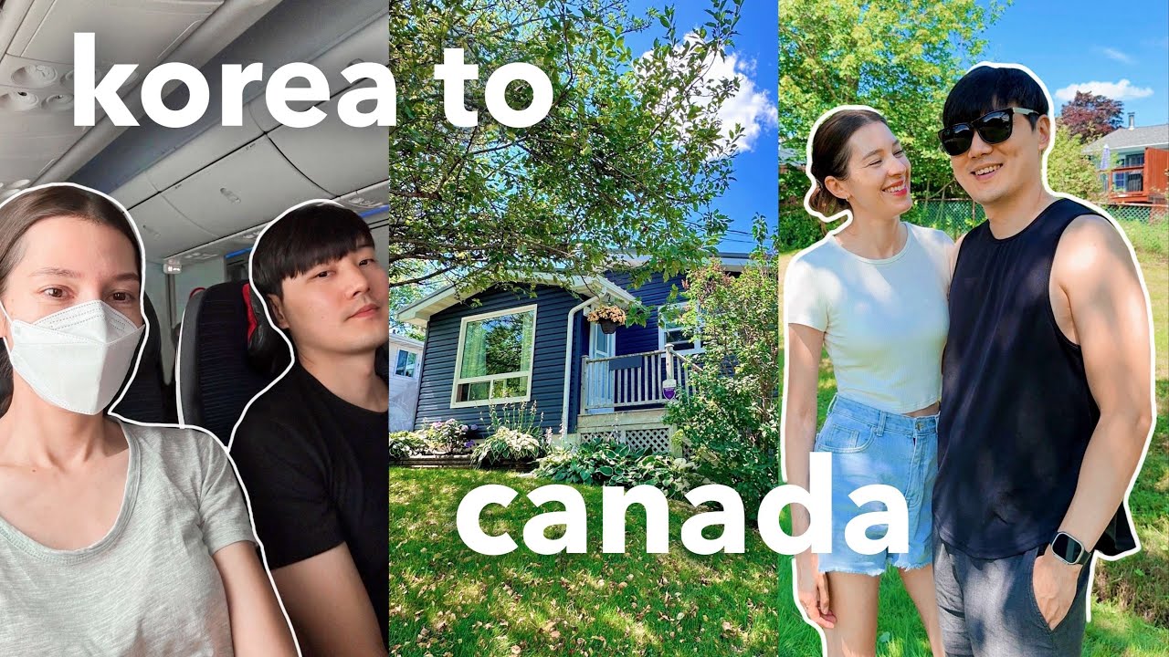 we need to get away for a while 🇰🇷✈️🇨🇦 our long journey from korea to canada 🌿 seoul → halifax