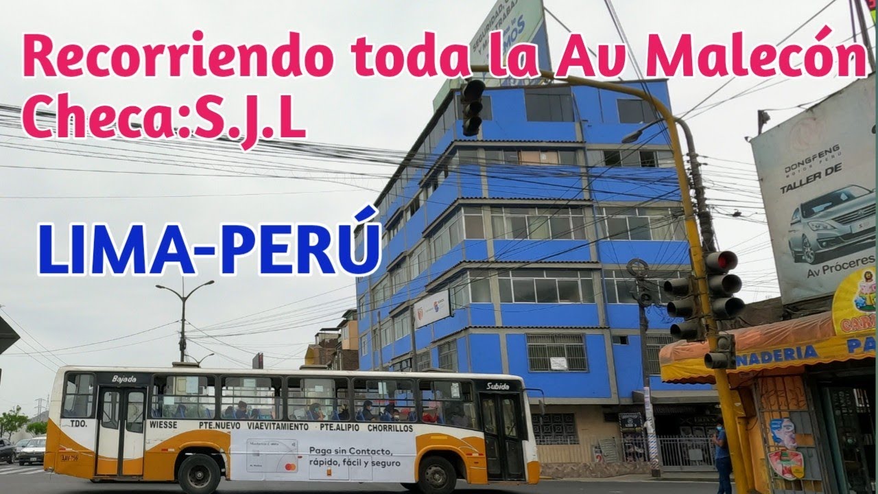 RECORRIENDO TODA LA AV MALECÓN CHECA SAN JUAN DE LURIGANCHO:DÍA 30 DE ENERO DE 2022-HORA 12.00 m.d