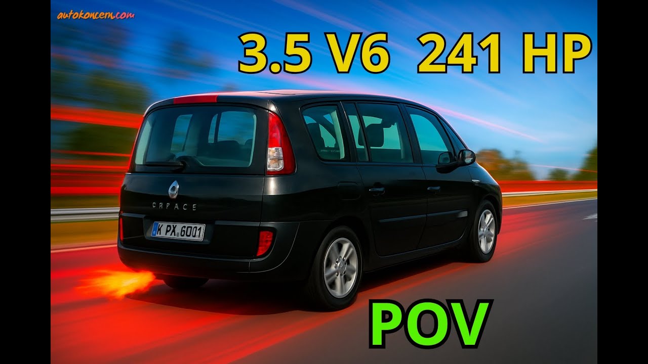 Renault Espace 3.5 V6 – 0–140 km/h  POV  [Test drogowy]