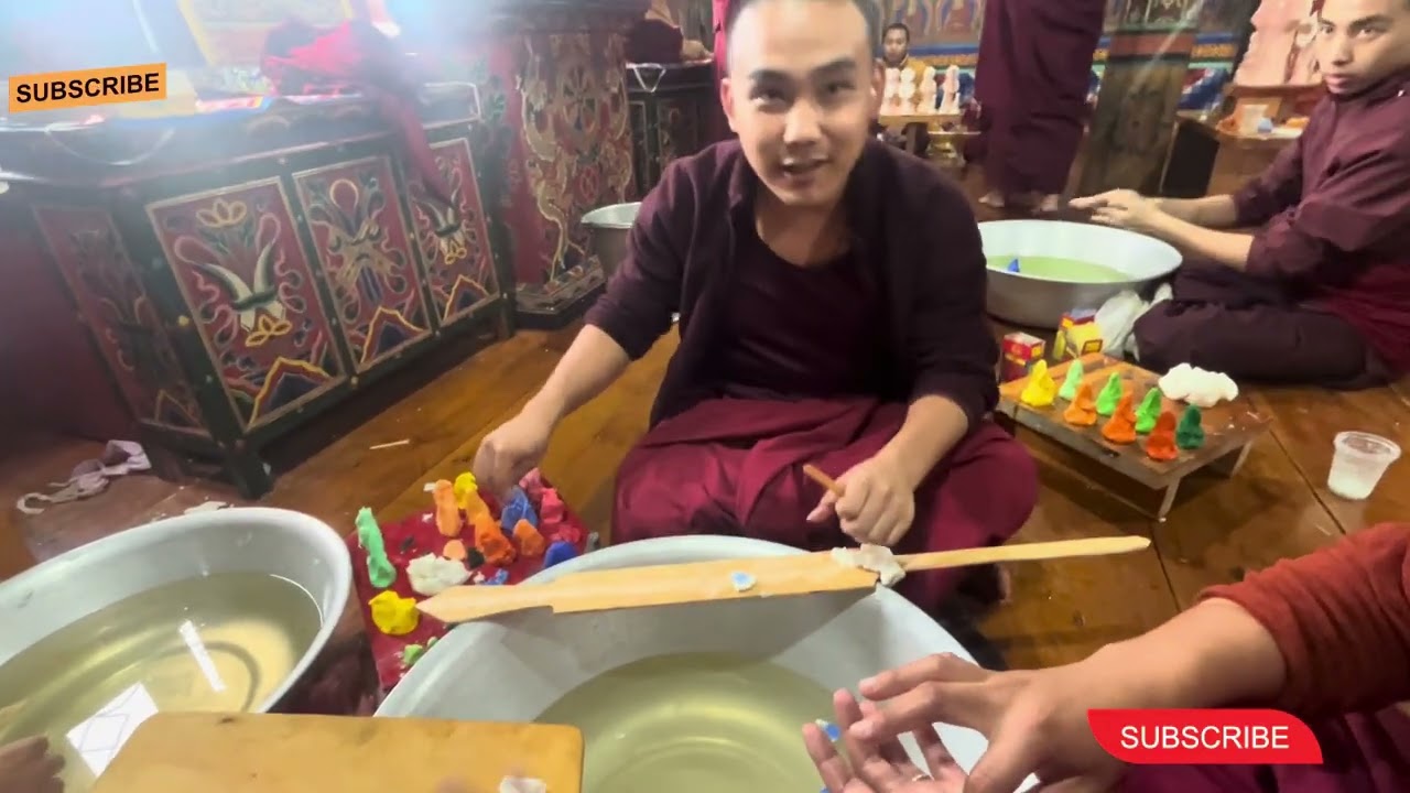 Preparation of 9th je khenpo gyelwa shacha Rinchens kucha 