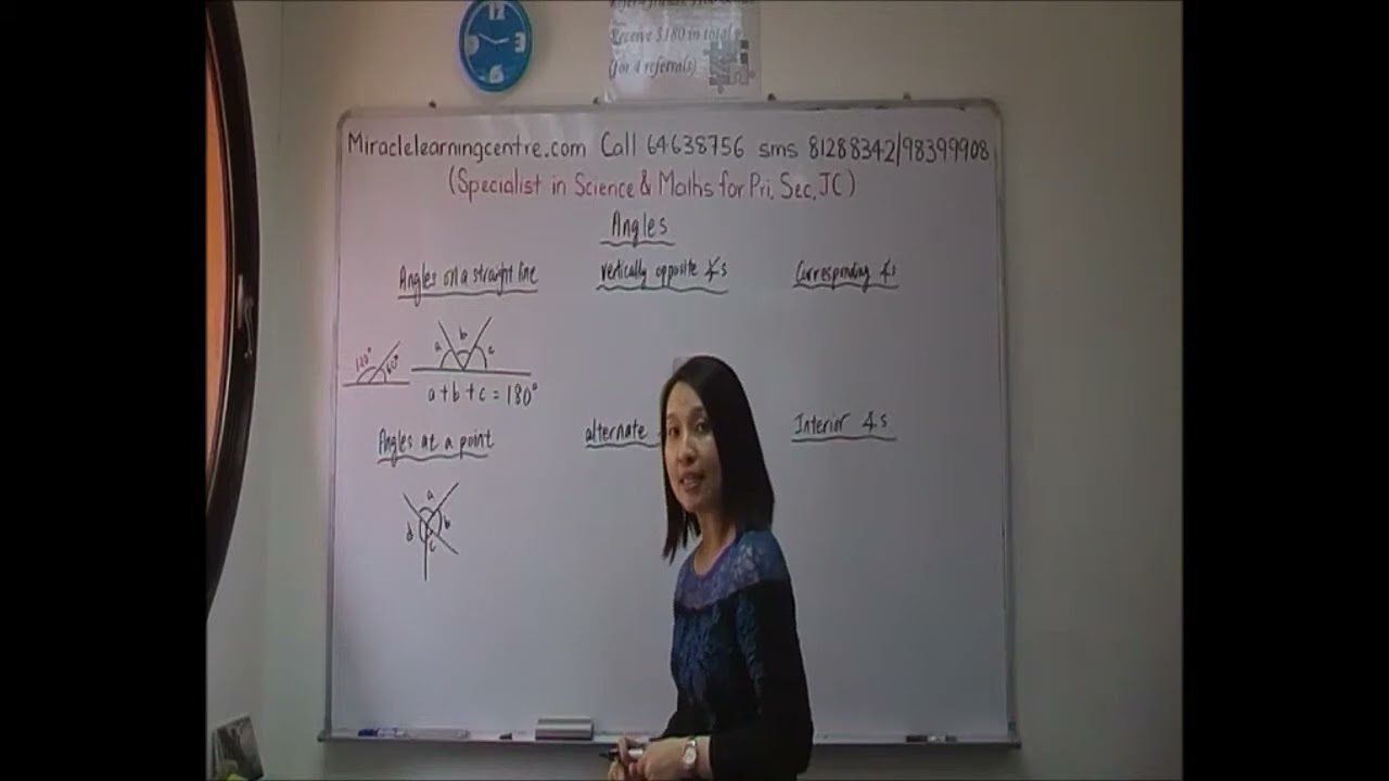 Learn Types of Angles | Maths Tuition Singapore | Primary & Secondary Maths Lessons