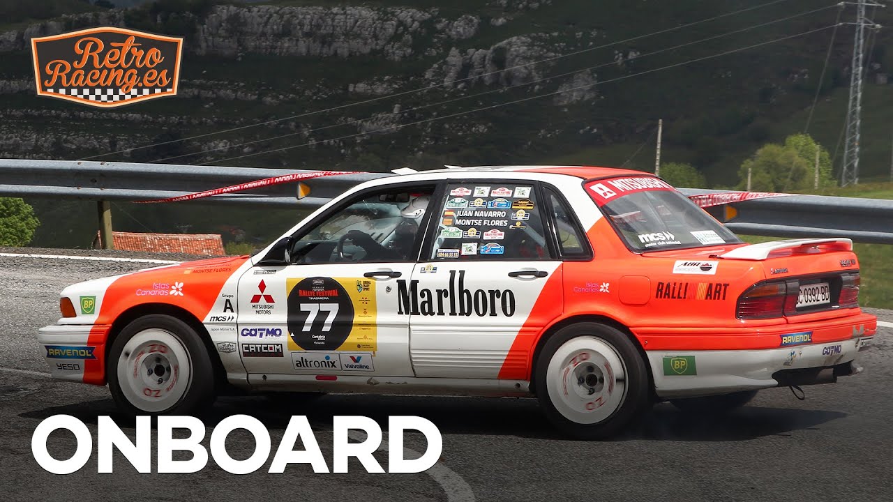 Mitsubishi Galant VR4 Rallye Festival Trasmiera 2019 Llueva | ONBOARD