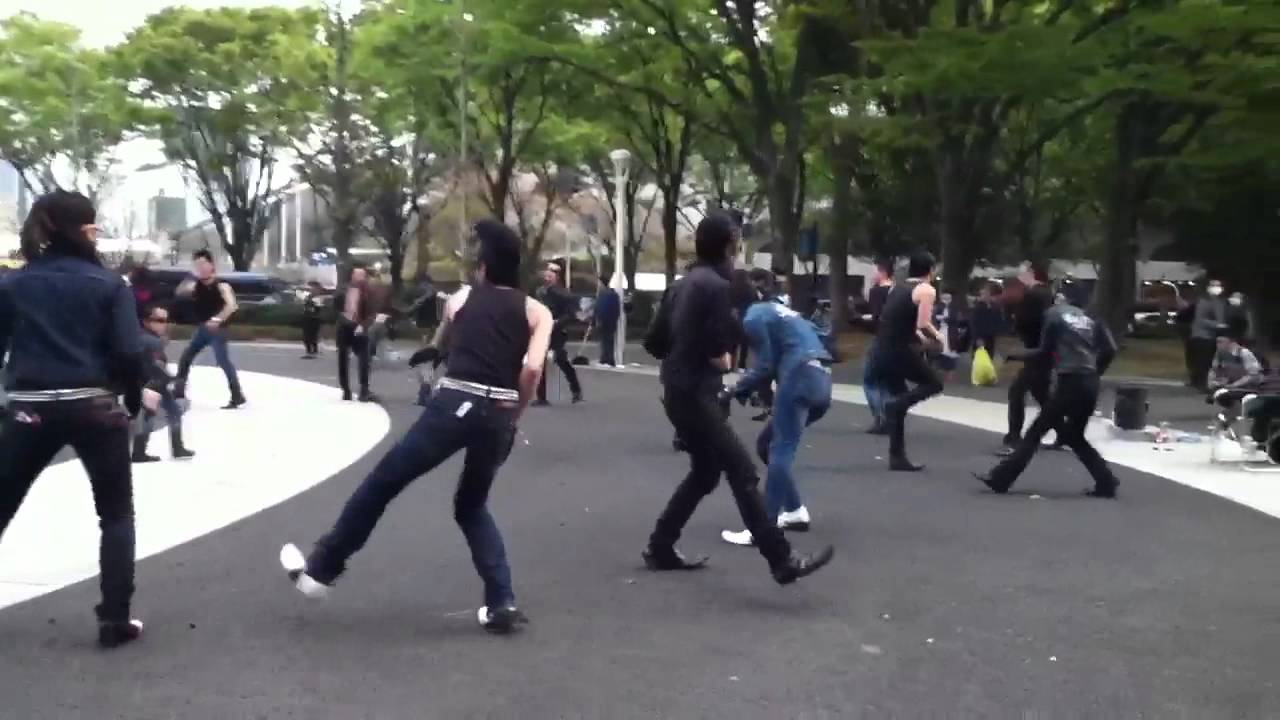 Yoyogi park rockabilly dancers