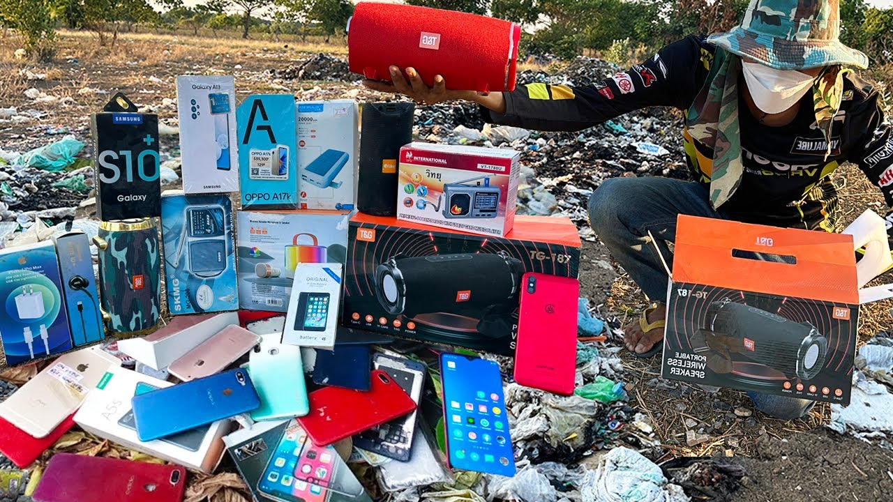 WOW! Excited! Amazing Day Found a lot Money$$ , NEW POWER BANK , Electric Cooker & Shoes​ at Trash