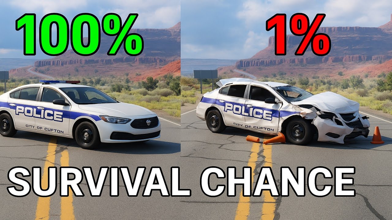 Realistic Survival Chance Crashes With Dummies #4 | BeamNG.drive