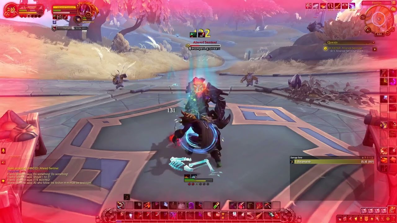 WoW Shadowlands - Bastion side quest: WANTED: Altered Sentinel