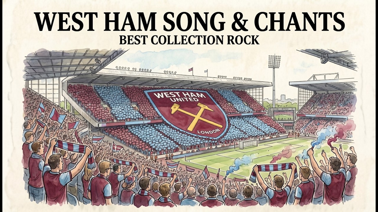 West Ham United Song & Chants 🔥 Loudest Stadium Anthems & Terrace Songs ⚒️