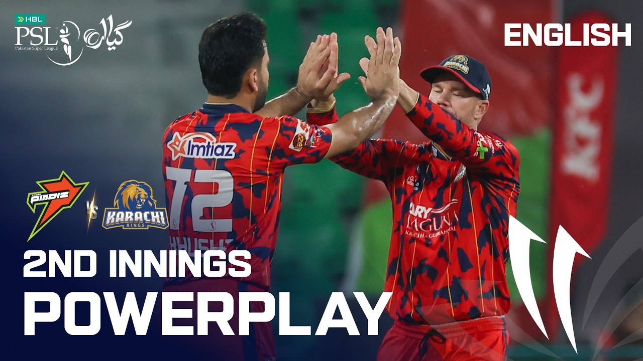 2nd Innings Powerplay | RawalPindiz vs Karachi Kings | Match 10  | HBL PSL 11 | MZB1U