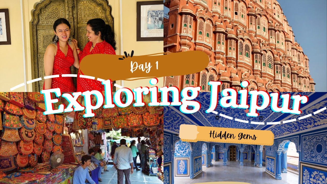 Jaipur vlog | Day 1 | Places to visit in Jaipur | Jaipur Hidden Gems 💎 Bappu Bazar shopping 🛍️❤️🧿