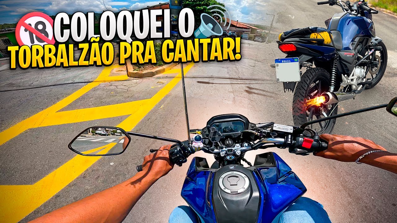 COLOQUEI UM TORBAL NA MINHA FAN160 E FUI TESTAR!! 🔥