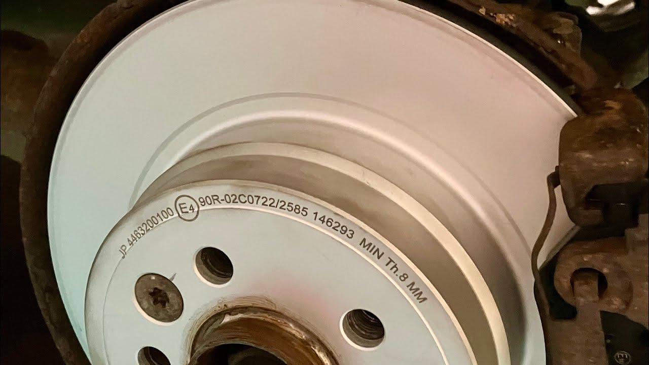 DIY rear brake discs & pads Rover 75 & MG ZT.
