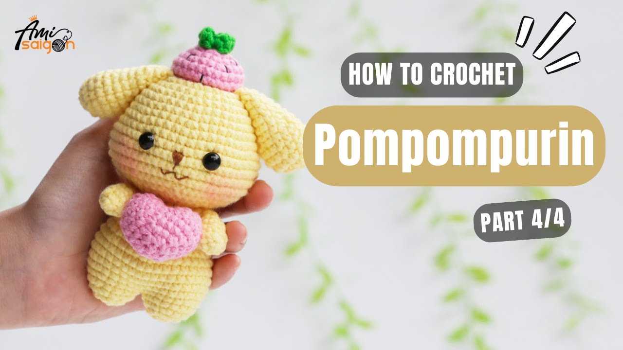 #757 | Pompompurin Amigurumi (4/4) | How To Crochet Characters Amigurumi | @AmiSaigon