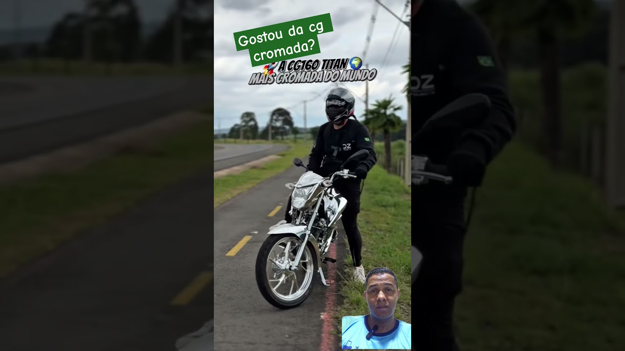 CG mais cromada do mundo #cg #cgtitan #moto #motocicleta #motovelovidad