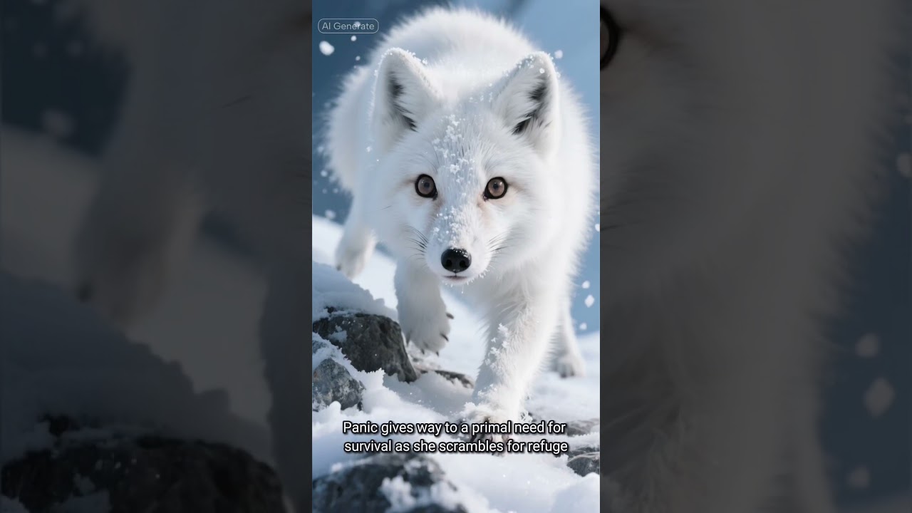The Snow Fox: Master of Survival in the Frozen Arctic