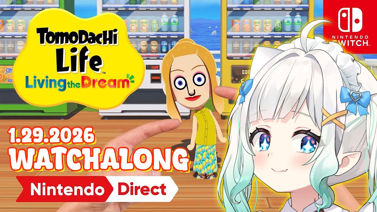 【TOMODACHI LIFE DIRECT WATCHALONG】the game the world's been waiting for!!!【Maid Mint Fantôme】
