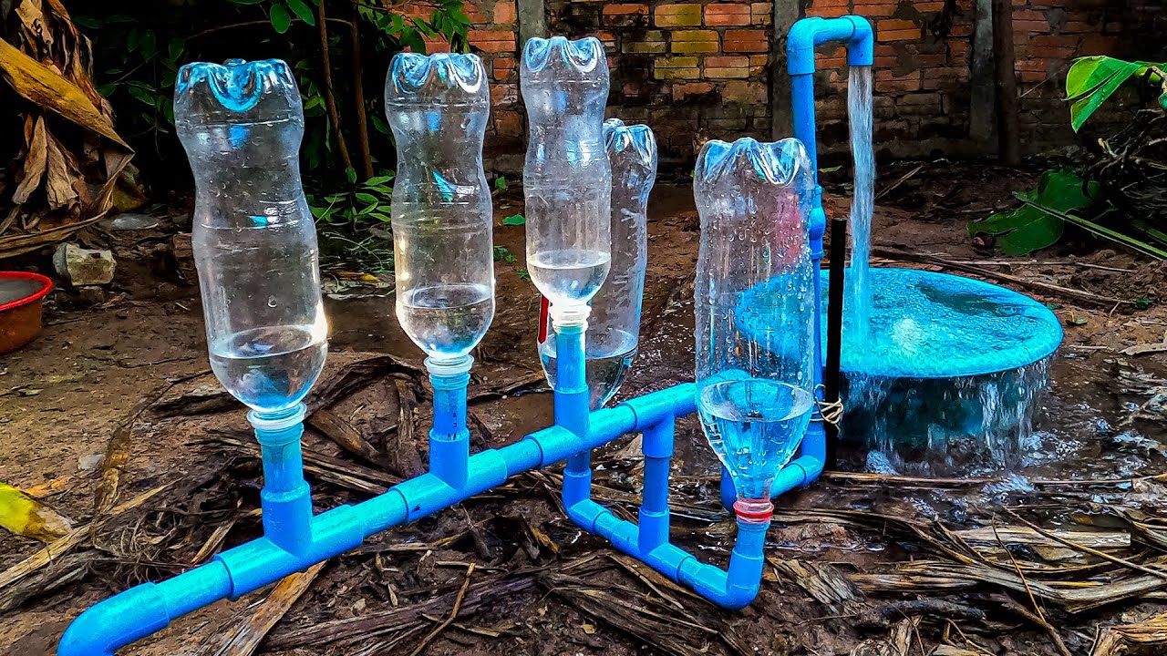 Home project with water bosster so amazing and creative